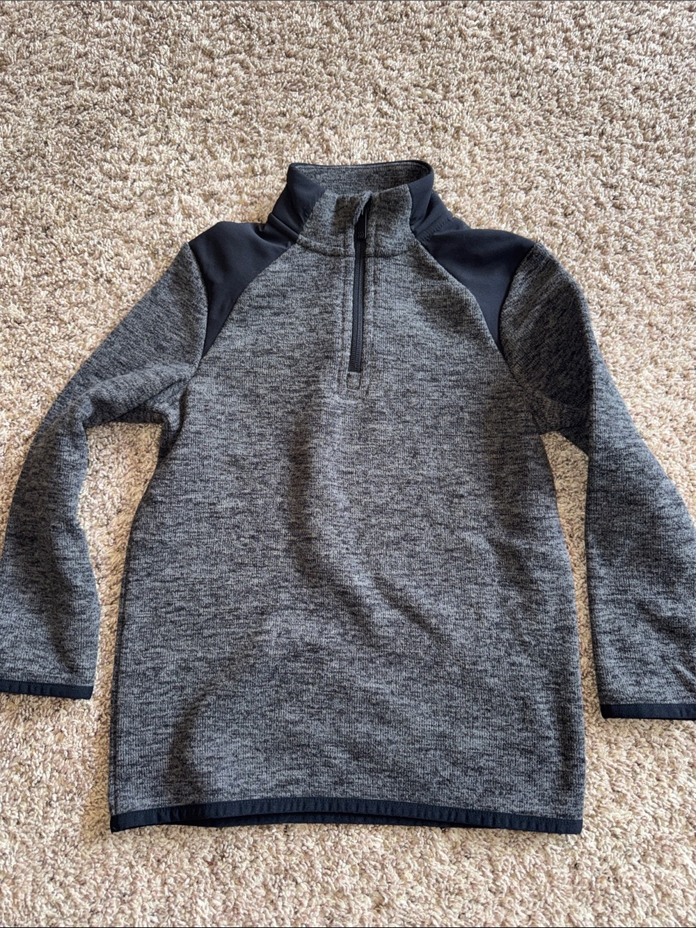 All in motion grey quarterzip fleece size xs or 4/5